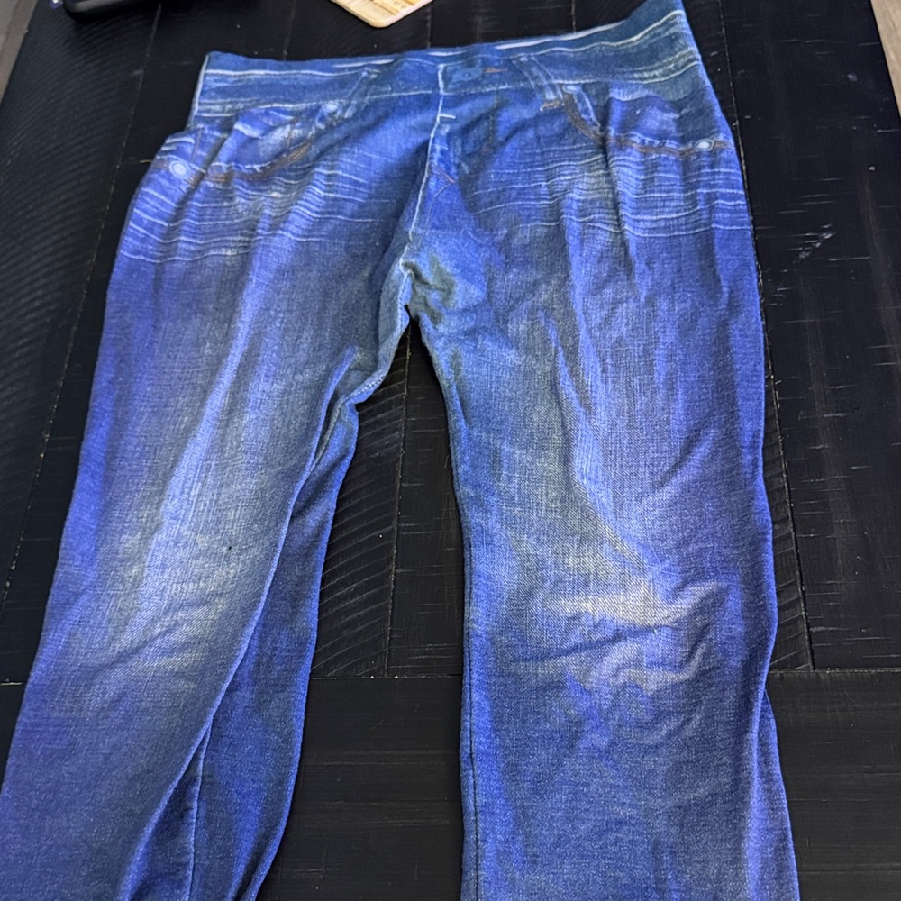 Leggings Styled as Jeans